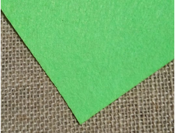 Фетр жесткий, толщина 0,5-1 мм, размер 20*30 см, 1 лист, цвет лаймовый