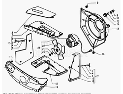 Кожух М-2141 радиатора передний