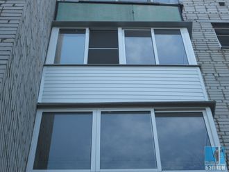 Остекление балкона ( лоджия раздвижная 4 створки)3х1,5м без выноса