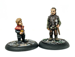 Noble shorty and his bodyguard (PAINTED)