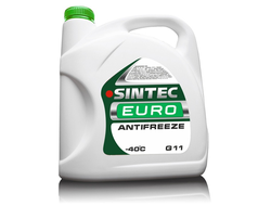 Антифриз Sintec EURO (G 11) зеленый, 5 кг.