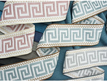 Декоративная лента с греческим меандром для отделки портьер и домашнего текстиля