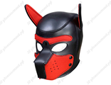 Неопреновая маска собаки Красный