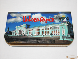 Шкатулка  сувенирная "Железнодорожный вокзал" Новосибирск