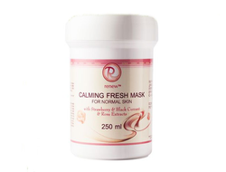 Calming Fresh Mask for normal skin with Strawberry Balck Currnat Rose Extracts  250 ml