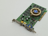 Видеокарта AGP 128Mb 64bit GeForce 4 MX440-8X DDR (комиссионный товар)