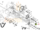 Звездочка 5/8&quot; Z=17   2920302 / 002920302