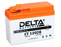 Мото аккумулятор Delta CT 12026  (YTR4A-BS)