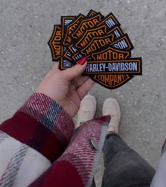 Вышивка Harley-Davidson