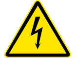 Предупреждающий знак безопасности «Опасность поражения электрическим током»