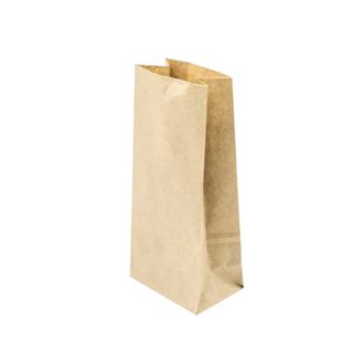 Бумажный пакет БЕЗ ручек Крафт ECO BAG (12*8* выс 24 см), 1 шт
