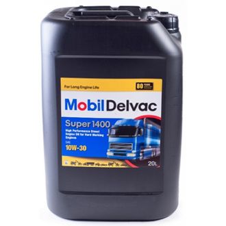 Моторное масло MOBIL Delvac SUPER1400 10W-30 минеральное, 20 л