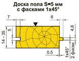 Комплект ножей для изготовления доски пола 4