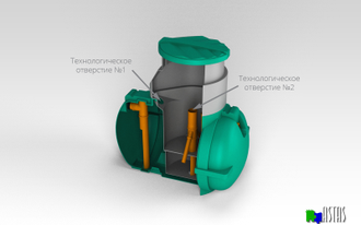 Септик «Rostok» Дачный на 2-3 человека