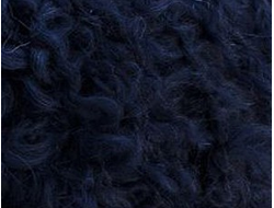 Темно синий арт.04 Буклированная 30% мохер 20% шерсть 50%акрил 200 г / 220 м
