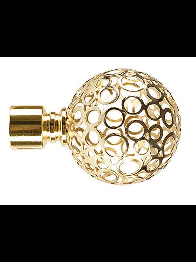 "Ажур", красивый наконечник для металлических карнизов. 19 мм и 16 мм