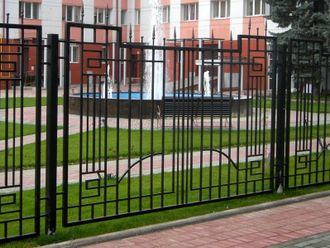 Кованое декоративное ограждение - 0026 - "FLINT". Цена: 4800 руб. за м2. Кованое декоративное ограждение - 0026 - "FLINT". Цена: 4800 руб. за м2.