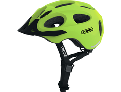 Шлем велосипедный ABUS Youn-I-Ace с LED фонариком, жёлтый
