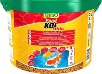 Tetra Pond Koi Sticks, корм для прудовых рыб, ГРАНУЛЫ для роста, 10 литров