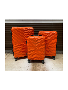 Чемодан большой ABS Х-образный L оранжевый