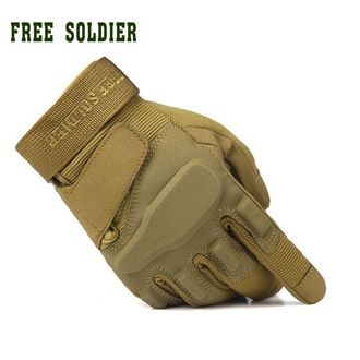 Перчатки тактические Free Soldier (цвет песок)