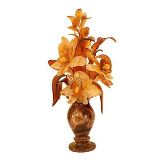 Букет орхидей из янтаря