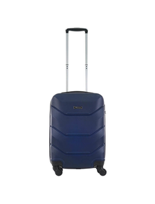 Пластиковый чемодан Freedom темно-синий размер S