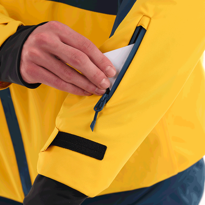 Куртка горнолыжная мужская Gravity Premium MAN Yellow - Dark Ocean