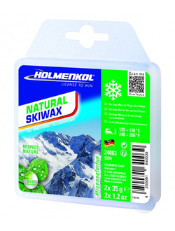 Парафин H0LMENKOL универсальный биоразлагаемый Natural Skiwax 0° -20°С брикеты 24003
