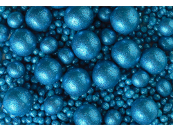702 Драже зерновое в цв. кондитерской глазури "Блеск" (синий) 1.5кг