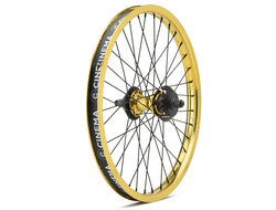 Купить колесо заднее Cinema ZX333 20" (жёлтое) для BMX велосипедов в Иркутске
