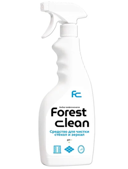Forest clean средство для чистки стёкол и зеркал 500 мл