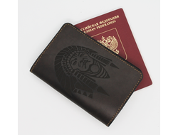 Обложка на паспорт с гравировкой "Вождь"
