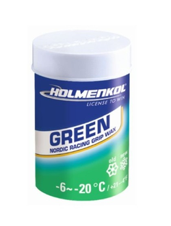 Мазь держания для беговых лыж Holmenkol Grip green на температуру воздуха -20° -6°C 24219