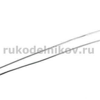 проволока для бисероплетения 0.4 мм, цвет-серебро, длина-10 м