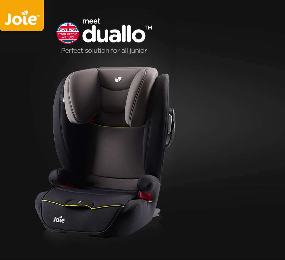 Автокресло Joie Duallo Guard Surround Safety™ обеспечивает безопасность ребенка от головы до бед