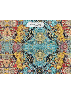 Vivaldi, портьера сабстрактным рисунком