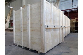 Ящики деревянные для грузов массой от 200 до 2000 кг.