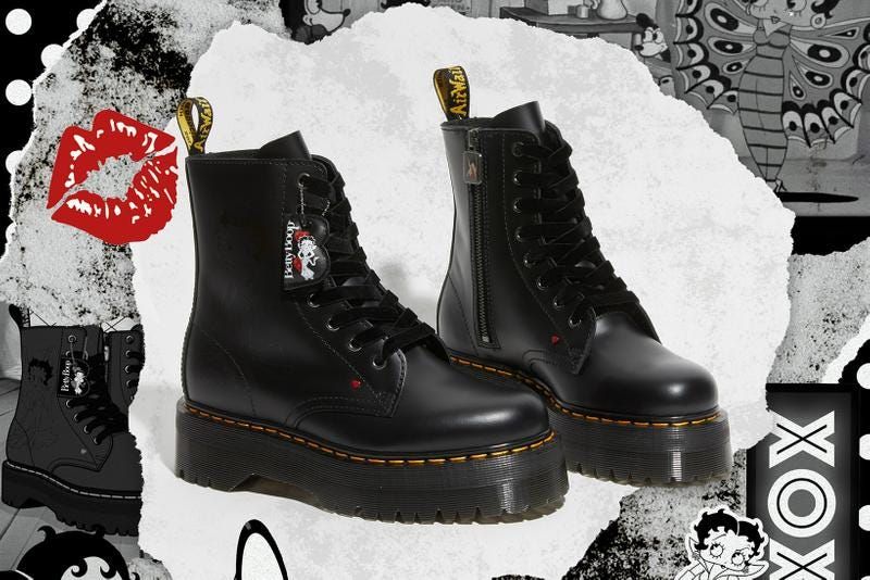 Коллекция Dr Martens и Betty Boop