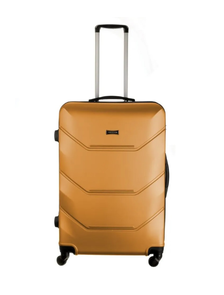 Пластиковый чемодан Freedom золотой размер L