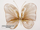 Бабочка большая полосатая, 18х20 см. Декор для штор мелким оптом