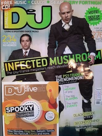 DJ Magazine May 2007 Infected Mushroom Cover, Иностранные журналы в Москве, Intpressshop