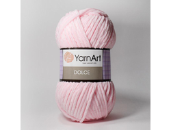 Светло - розовый арт.750  Dolce YarnArt 100% микрополиэстр 100г/120 м