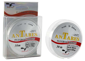 Леска anTares fluorocarbon 30m 0,12мм