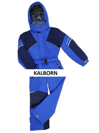 Зимний слитный мембранный комбинезон Kalborn цвет синий