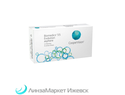 Месячные контактные линзы Biomedics 55 Evolution (6 линз) в ЛинзаМаркет Ижевск