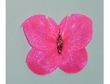 Бабочка, ярко-розовая, 4,5*3,5см.
