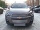 Оригинальная защита радиатора Chevrolet Captiva 2013- рестайлинг (2 части)