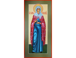 Елисавета (Елизавета) Святая Праведная, Палестиская. Рукописная мерная икона.