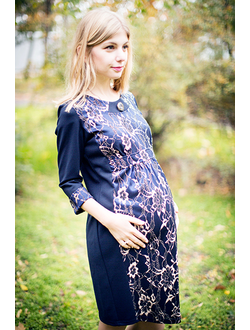 Платье для беременных праздничное, сиреневое